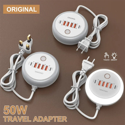 Multi-Port USB Charger Power Strip
